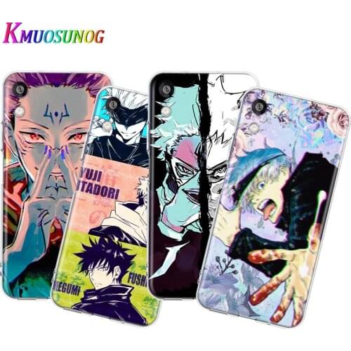 Transparent Cover Cartoon Anime Jujutsu Kaisen For Honor 8S 8C 8X MAX 8A 8 7S 7A 7C Play 3E Prime Pro 2020 2019 Phone Case