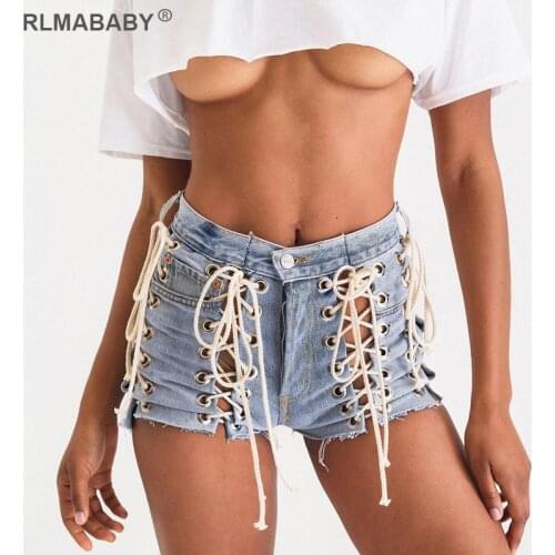 Женские джинсовые шорты RLMABABY China At AliExpress