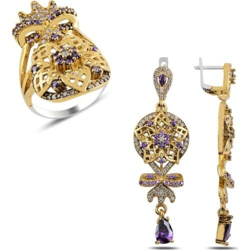 Silverlina Silver Zircon Stone Authentic Set