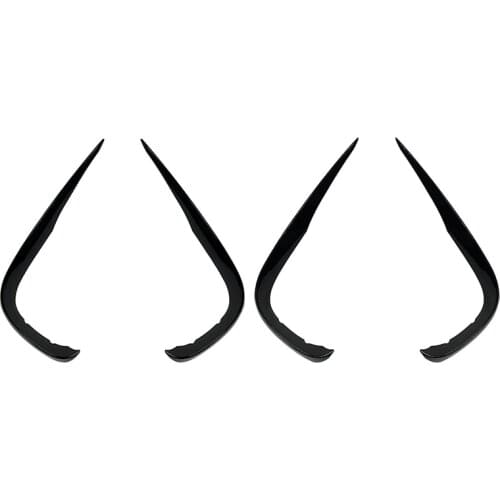 Front Bumper Lip Splitter Spoiler Fog Lamp Grille Cover Trim for Mercedes-Benz E Class W213 E200 E260 E300 2016-2020