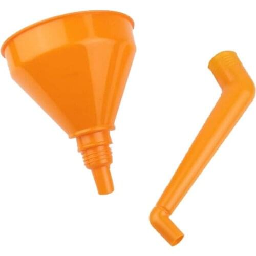 Universal Car Motorcycle Truck Pour Oil Tool Petrol Diesel Kerosene Plastic Filling Funnel with Soft Pipe Spout