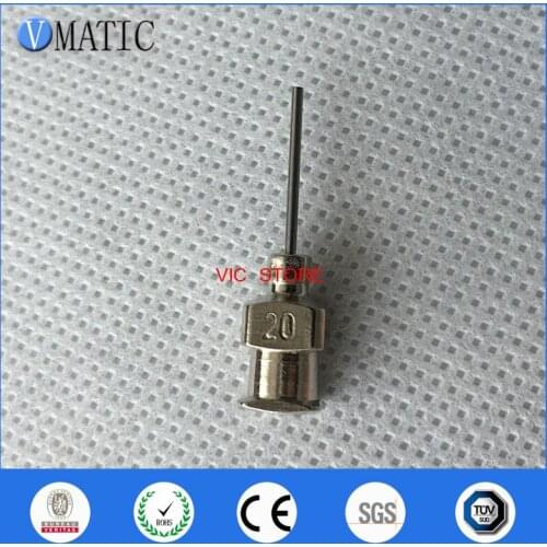 High Quality 1/2 Inch Tip Length 20G All Metal Blunt Stainless Steel Glue Dispensing Syringe Needles Tips 12Pcs