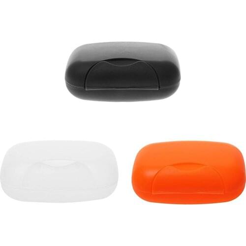 1pcs New Travel Hiking Soap Box Hygienic Holder Easy To Carry Soap Box Bathroom Dish Shower Cover Supply Portable Soap Organizer