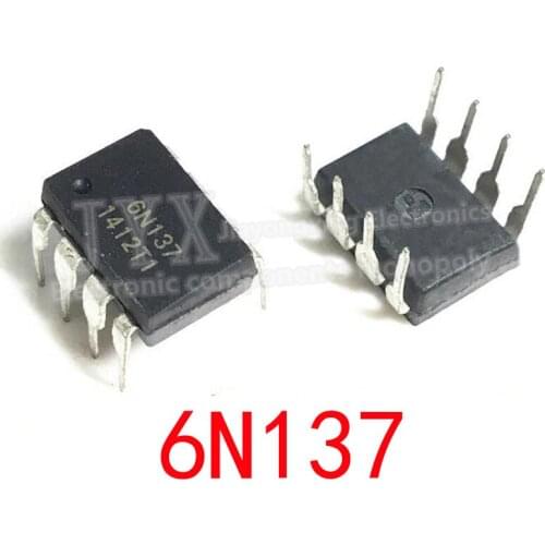 10PCS 6N137 DIP8 6N137 DIP DIP-8 new and original IC