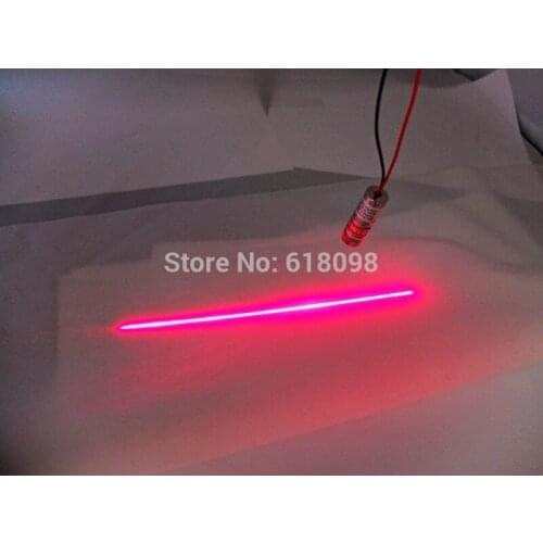 2pcs 650nm 5mW 5v Red Laser Line Module Glass Lens Focusable Industrial Class