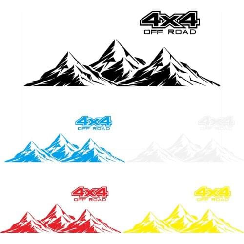 4X4 OFF ROAD Auto Vinyl Sticker PVC Decal Pickup Truck Graphics for Ford Ranger Raptor Exterior Styling Car Accessories