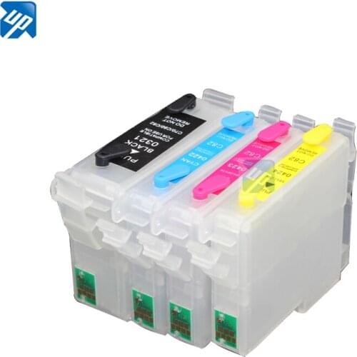 5sets refillable ink Cartridges for epson C70 CX5400 printer with ARC chip T0321 t0422 t0423 T0424