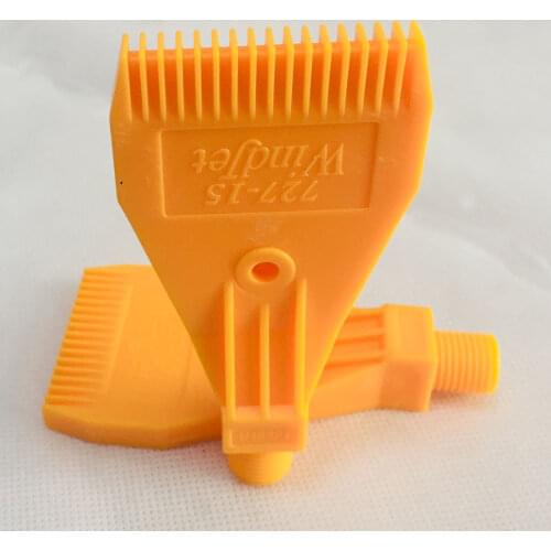 50 pcs/lot ) 1/4" BSPT Thread size, ABS Material, 727-15Flat Wind Jet Air Nozzles