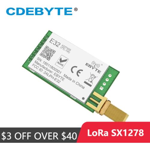 Ebyte E32-433T30D LoRa IoT SX1278 433MHz 30dBm 1W IoT 8KM Long Range Radio Wireless Module