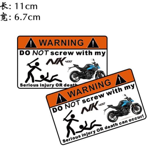 For Cfmoto Kodaskin Is Suitable for Nk400 / Nk150 Creative Modification Anti Theft Screw Warning Sticker Body Sticker