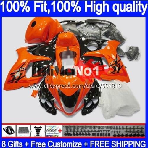 Injection For SUZUKI GSXR-1300 GSXR 1300 Hayabusa 30MC.81 Orange black GSXR1300 2008 2013 2014 2015 2016 08 13 14 15 16 Fairing
