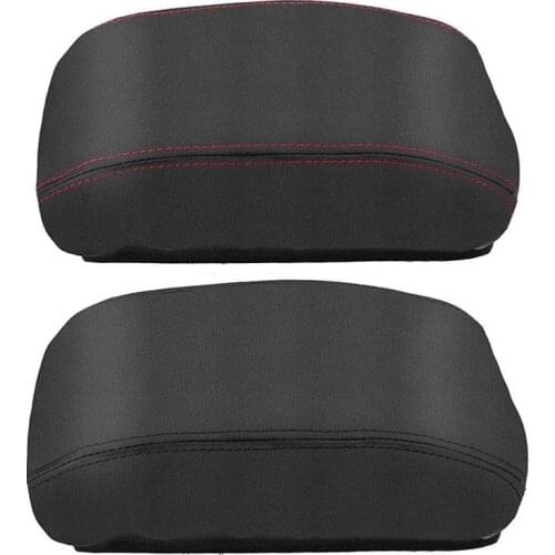 Car Leather Armrest Box Cover Center Console Arm Rest Covers for Honda/Civic 8Th Gen 2006-2011