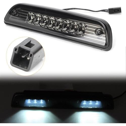 LUCKMART Housing Rear Apical Plate Black LED Third Brake Taillight Lamp Suitable For Tacoma Truck Smoked Plug And Play
