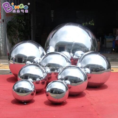 Customized 0.5m-3m diameters inflatable mirror ball / pvc inflatable mirror ball / giant inflatable mirror ball toys