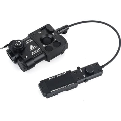 New Tactical Airsoft Perst-4 Green IR Strobe Laser Aiming Full Metal Powerful PEQ Laser Pointer Support Brightness Adjustment