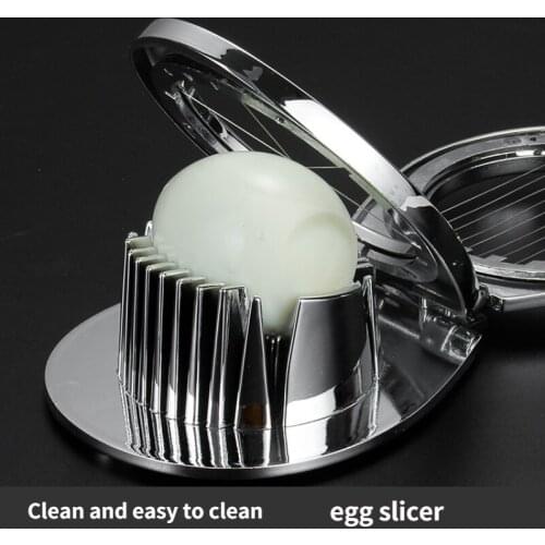 NEW Commercial Egg Slicer Mushroom Slicer Garnish Slicer Aluminum Cast Frame Stainless Steel Cutting Wires Kitchen Tools