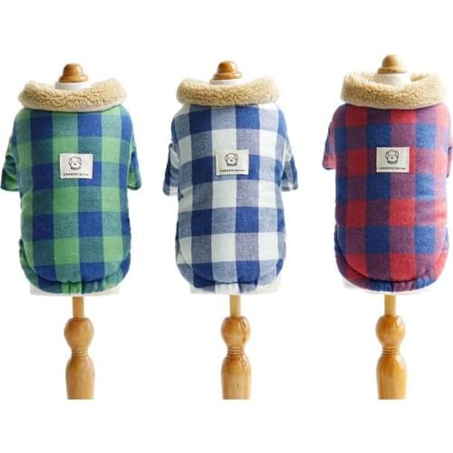 Small Dog Overcoat Winter Pet Padded Coats Thicken Warm Jacket Chihuahua Clothing York Dog Clothes Cat Maltese Shih tzu Apparel