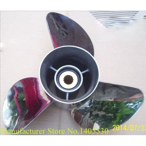Stainless Steel Propeller for Yamaha 150-225hp outboard motors Model No. 13 3/4x19-M