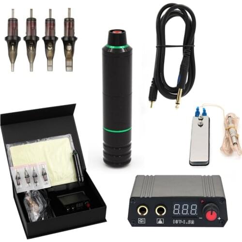 Tattoo pen, tattoo tool kit, rotating pen, permanent makeup set with pedal, machine, classification Tattoo Machine
