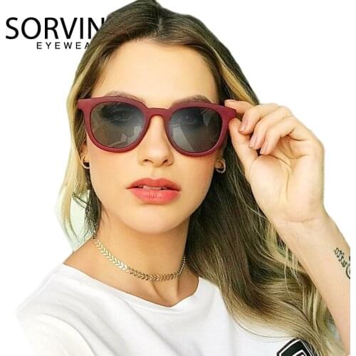 SORVINO Retro 90s Square Cat Eye Sunglasses 2020 Women Men Designer Green Red Blue Summer Fashion Color Sun Glasses Shades SP106