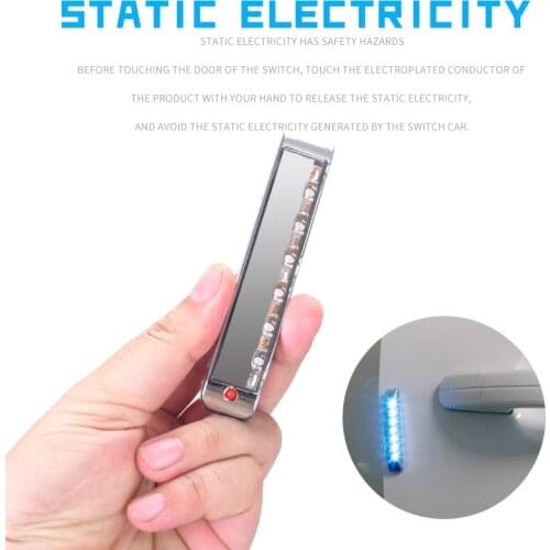 Car Door Edge Strobe Warning Led Light Rgb Waterproof Solar Anti-static Anti-collision Flash Signal Light Bumper Guard Protector