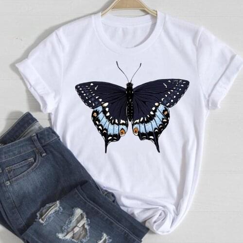 Women Casual Ladies Kawaii 90s Trend New Cartoon Summer Female Tshirts Fashion Clothes Graphic T Top Lady Print Tee T-Shirt