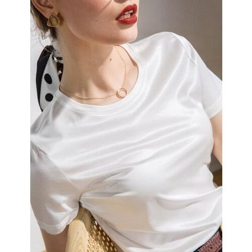 Summer T-shirts Women 2021 Vintage Tshirts Ice Silk Women O Neck Short Sleeve Best Friends Lady Girl Funny Hipster