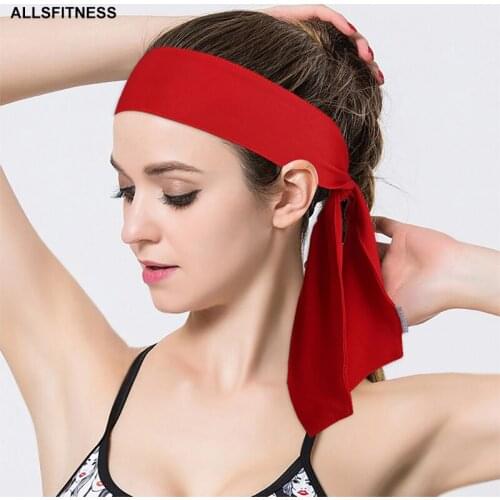 1 PCS Men Women Sports Sweat Headband Run Tennis Fitness Headband Sports Yoga Hair Ribbon Jogging Sports Accessories Sweatband