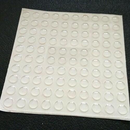 200PCS 7*1.5MM CABINET ABSORBER, SELF ADHESIVE RUBBER PADS ANTI SLIP BUMPERS SILICONE RUBBER FEET PADS FOR DRAWERS,CABNET