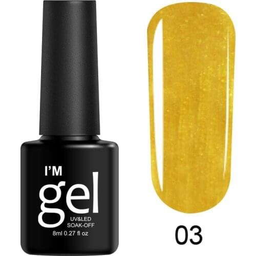 2019 1 Bottle UV Gel Nail Polish Long Lasting Gel Varnish Nails Art Decoration for Manicure Pedicure