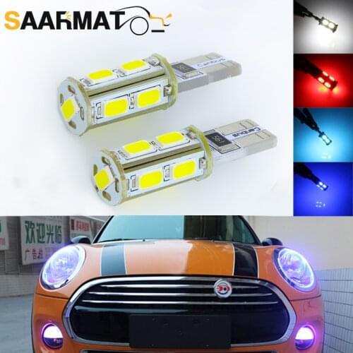 2x T10 W5W LED Bulb 12V 9SMD High power The width light reading light Signal bulb for MINI Cooper F54 F55 F56 R52 R53 R55 R56