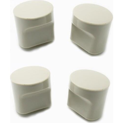 4PCS/Lot GREY Round Bathroom Shower Room Stall Partition door Handles public toilet for PVC clapboard Hand Pulls Knob