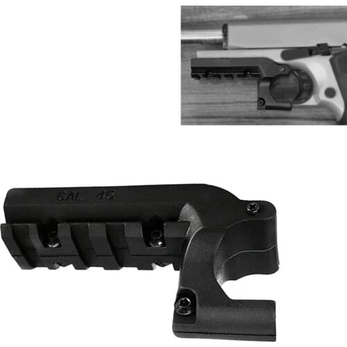 Airsoft 1911/ M1911/M92 45/9mm Pistol Picatinny 20mm Under Rail Mount Pistol Rail Adapter Laser Mount Accessories