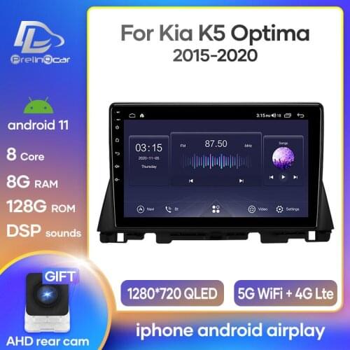 Car Radio Android 10 Stereo Receiver For Kia K5 Optima JF 2015-2020 Video Player Multimedia Navigation GPS No 2 Din Dvd