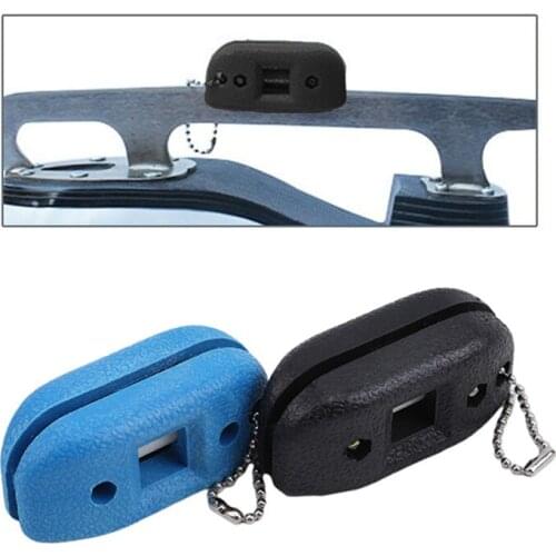 White Sandstone Ice Hockey Shoe Sharpener Double Side Sharpener Portable Sharpener With Adjustable Size