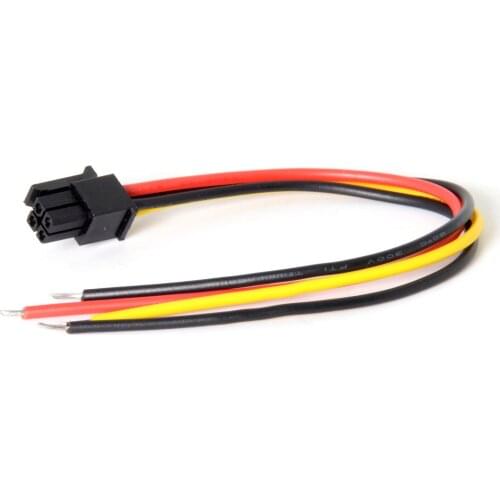 Chenyang ATX Molex Cable Micro Fit Pitch 3.0mm 4Pin Male to Open Wire Power Adapter Cable 15cm 20AWG UL1007