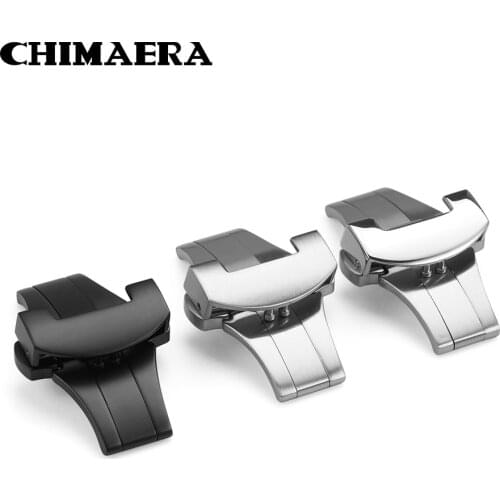 CHIMAERA 22mm 24mm 26mm Watch Buckle 316L Stainless Steel Brushed Polished Buckle Clasp For Pane rai Deployment Clasp
