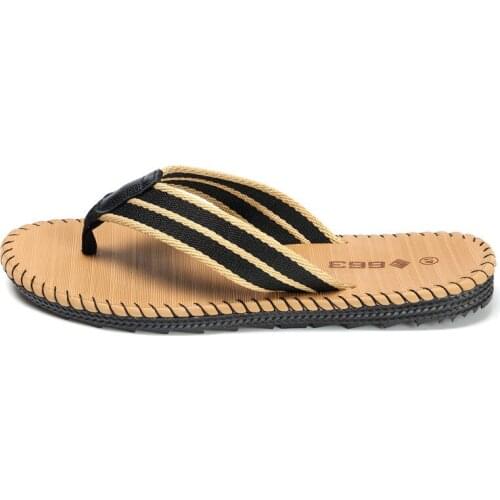 Mens Shoes For Summer Wear Wear-Resistant Non-slip Deodorant Flip Flops Webbing Feet Outdoor Breathable Sandals Beach Slippers