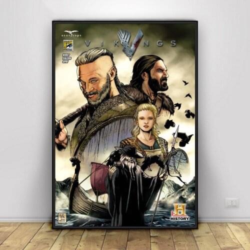 Game Poster Vikings Posters and Prints Canvas Painting Wall Art Picture for Living Room Home Decor