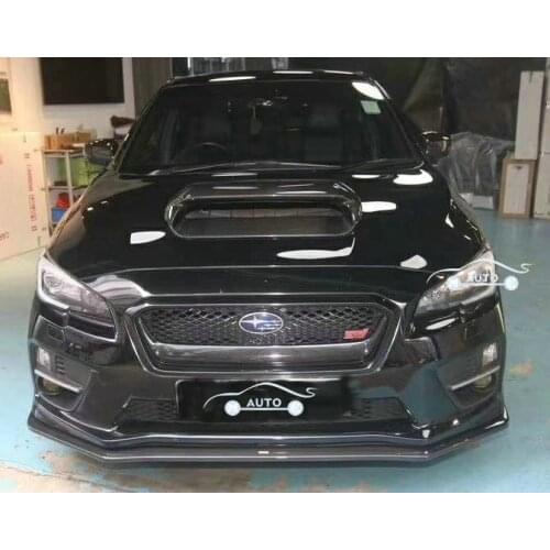 JDM OEM Carbon Fiber Scoop Bonnet Hood Vents Kit Cold Air Intake For Subaru Impreza WRX VAB VAF STI 11TH 2015-2019 16 17 2018 V2
