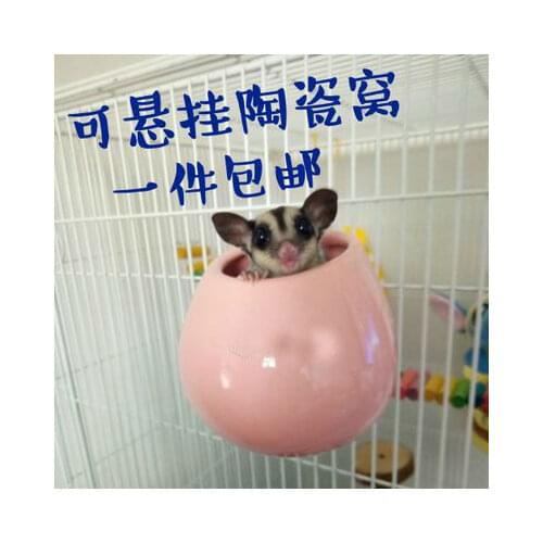 New product can suspend cooling ceramic nest sugar glider hamster squirrel porcelain nest