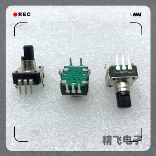 Original New 100% F12E-S5H4BF1 encoder with switch EC12 type 24 positioning 24 pulse shaft length 12MM