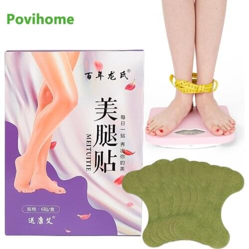 6pcs Wormwood Herbal Thin Legs Slimming Argy Stickers Moxibustion Plaster Anti Cellulite Lose Weight Lower Body Arm Slim Patch