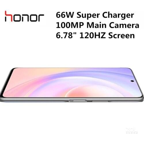 In Stock Honor 50 SE 5G Smart Phone Android 11.0 Dimensity 900 66W Charger 6.78" Full Screen 100MP Bluetooth Dual Sim Face Wake