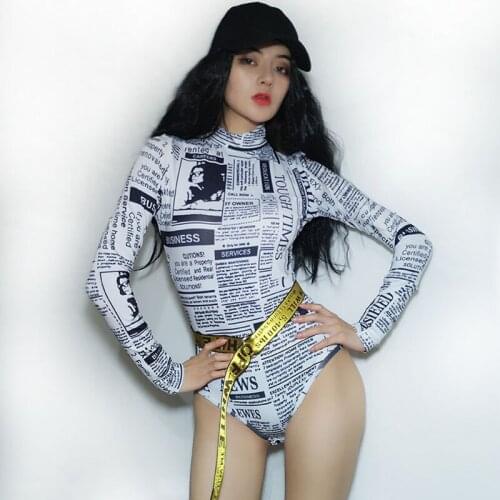 Sexy Singer Stage Outfits Gogo Dancer Costume Women Jazz Dance Clothing Jumpsuit For Singers Performing Wear Nightclub Bodysuit