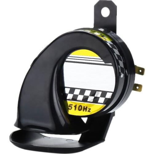 Universal 12V 110dB Loud Motorcycle Truck Car Snail Air Horn Loud 510Hz Waterproof For Bmw Mercedes Benz Audi Honda Ford Toyota