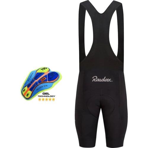 Cycling Bib Shorts 2021 Raudax Men Sports Team Mtb Cycling Black Bib Shorts Womens Bicycle Riding Shorts Sports Running Shorts