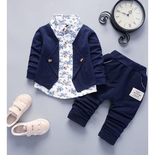 Spring Autumn Kids Baby Boy Clothes Autumn Winter Boys Clothes Set Party Christening Wedding Bow Suit Conjuntos De Menino