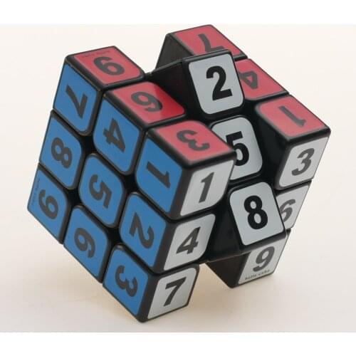 Zcube Sodoku 3x3x3 magic cube boys toy Stickerless Puzzle neo cubo Magico Number educational Toys Competition Challenge sticker