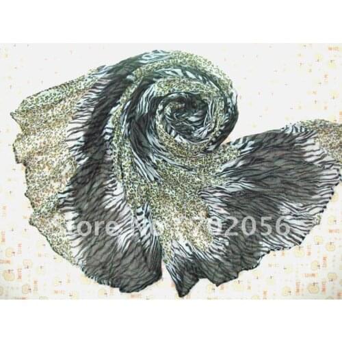 Animal print voile scarves Scarf Neck scarves scarf wraps shawls 180*80cm 13pc/lot #2109